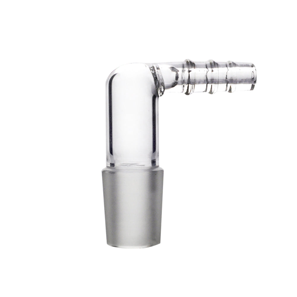 10mm 14mm 18mm männlich weiblich abgewinkelter Glasadapter Schlauchpeitsche Wasserpfeife Bong-Zubehör