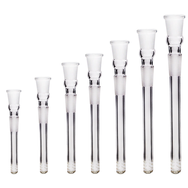 2PCS 2/2.5/3/3.5/4/4.5/5/5.5 Zoll 14mm auf 14mm Diffused Downstem Glasbong Adapter Zubehör