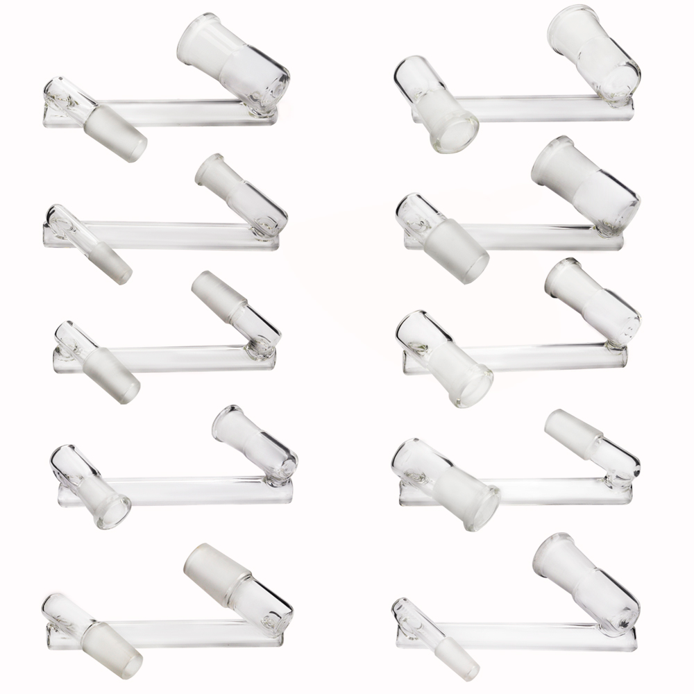 Drop Down Z Form Wasser Bong Glas Adapter 10mm 14mm 18mm männlich weiblich Dab Rig Tool