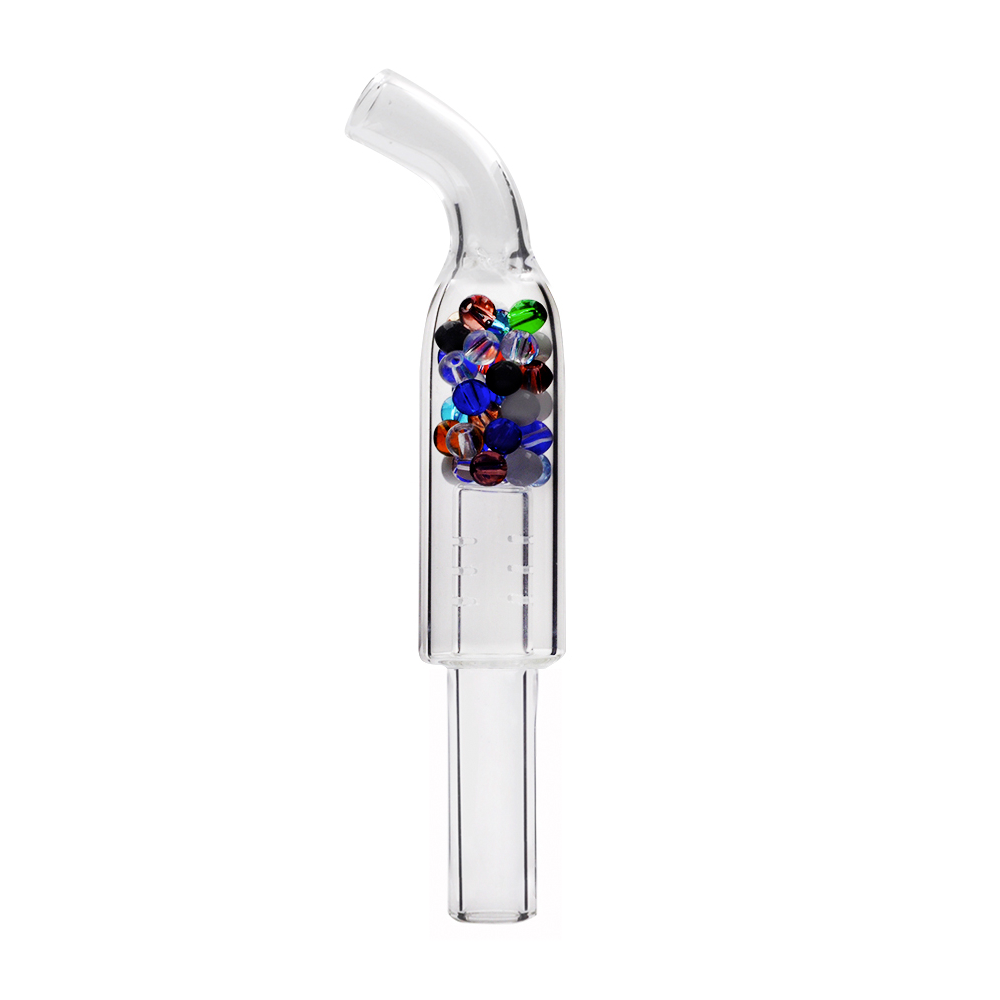 XL Rakete Perlen Bubbler Glas Stiel mit Perlen für POTV Lobo POTV one