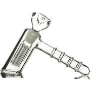 18mm Hammer Glas 6 Arm Perc Bubbler Wasserpfeife Recycler Bong