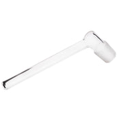 14mm 18mm männlich abgewinkelt L-förmiges Glas Mundstück Adapter