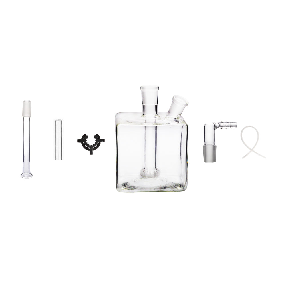 6 in 1 Kit 14mm Female Mega Tube Square Shape Wasserpfeife Bong