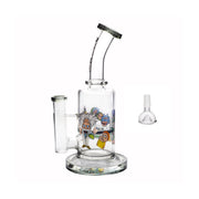 14mm Female HONEYCOMB DISC PERC Dab RIG Wasserpfeife Bong mit 14mm Blumenkopf