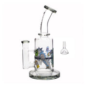 14mm Female HONEYCOMB DISC PERC Dab RIG Wasserpfeife Bong mit 14mm Blumenkopf