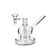 4 Zoll Mini Globe mit stabilem Sockel Wasserpfeife Glasbong