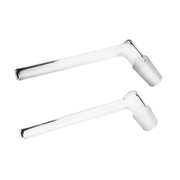 14mm 18mm männlich abgewinkelt L-förmiges Glas Mundstück Adapter