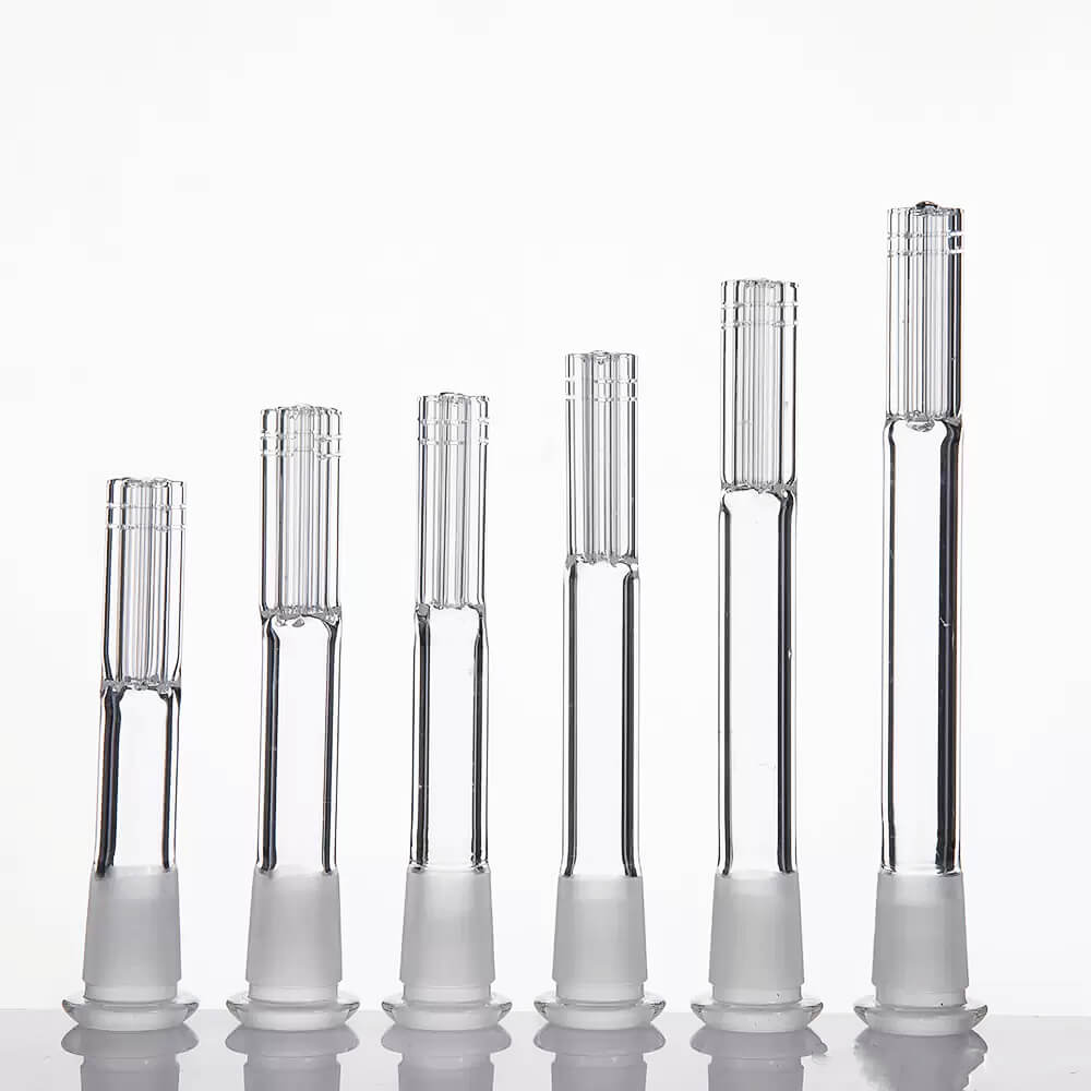 2/2,5/3/3,5/4/5/6 Zoll 18mm Stecker auf 14mm Buchse Downstem Glas
