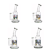 14mm Female HONEYCOMB DISC PERC Dab RIG Wasserpfeife Bong mit 14mm Blumenkopf