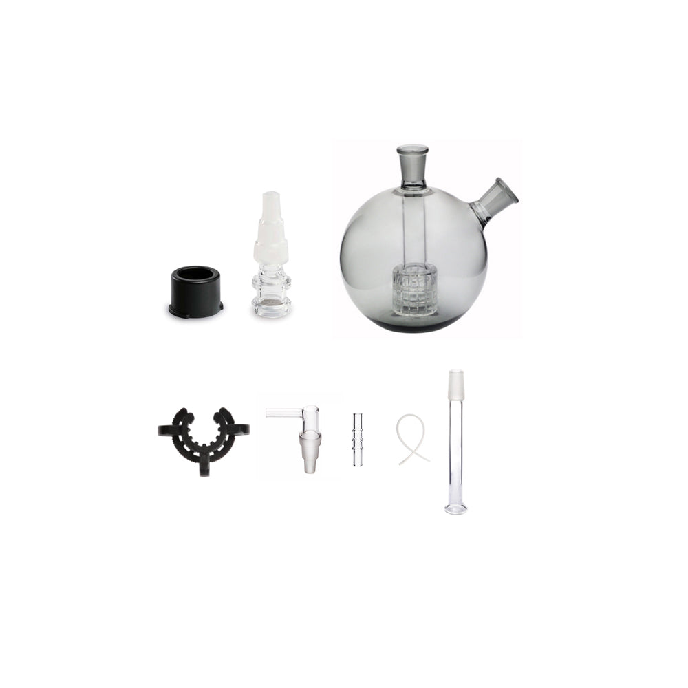Mega Globe Glas Wasserpfeife Bong Dab Rig Adapter Peitsche Kit für Storz Bickel mächtig mächtig + Crafty +
