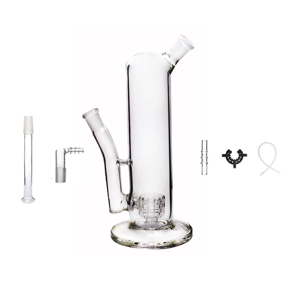 6 in 1 14mm 9 Zoll Matrix Percolator Perc Glas Wasser PIPE Bong Rig Kit