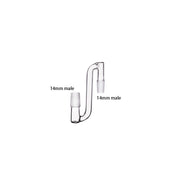 10mm 14mm 18mm gerade N-Stil Glas Bong Adapter dab rig Zubehör