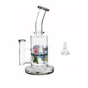14mm Female HONEYCOMB DISC PERC Dab RIG Wasserpfeife Bong mit 14mm Blumenkopf