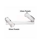 Drop Down Z Form Wasser Bong Glas Adapter 10mm 14mm 18mm männlich weiblich Dab Rig Tool