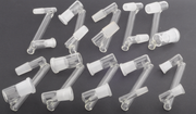 Drop Down Z Form Wasser Bong Glas Adapter 10mm 14mm 18mm männlich weiblich Dab Rig Tool