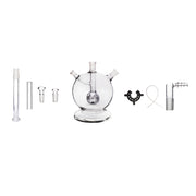 14mm 18mm 8 in 1 Mega Globe MK2 Glas 14mm 18mm Flach Erde Edition Wasser Bong Rohr Dab Rig Kit