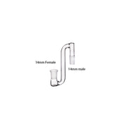 10mm 14mm 18mm gerade N-Stil Glas Bong Adapter dab rig Zubehör