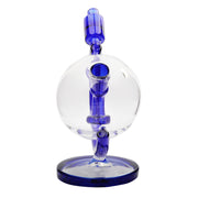 6,5 Zoll 14mm tellurion Globe Shape Matrix Perkolat Recycler Wasserpfeife Glas Bong