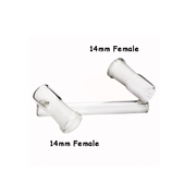 Drop Down Z Form Wasser Bong Glas Adapter 10mm 14mm 18mm männlich weiblich Dab Rig Tool