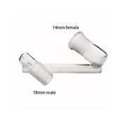 Drop Down Z Form Wasser Bong Glas Adapter 10mm 14mm 18mm männlich weiblich Dab Rig Tool