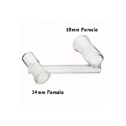 Drop Down Z Form Wasser Bong Glas Adapter 10mm 14mm 18mm männlich weiblich Dab Rig Tool