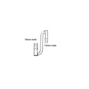 10mm 14mm 18mm gerade N-Stil Glas Bong Adapter dab rig Zubehör