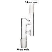 10mm 14mm 18mm männlich auf weiblich Bong Glas Adapter Wasserpfeife Dab Rig Zubehör
