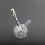 10mm weibliche tragbare Globe Pocket Glas Bubbler Wasserpfeife