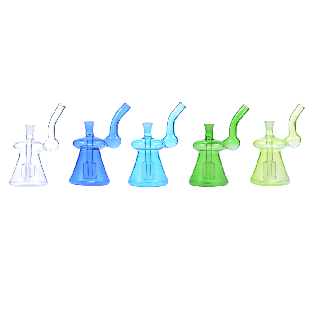 10-mm-Ölbrenner-Set mit flaschenförmigem Glaskopf und Perkolator