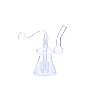 10-mm-Ölbrenner-Set mit flaschenförmigem Glaskopf und Perkolator