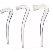 10/14/18mm Weibliche Joint Glas J Haken Adapter Dab Rauchen Rigs Zubehör Für Ash Catcher Schüsseln wasser Bongs