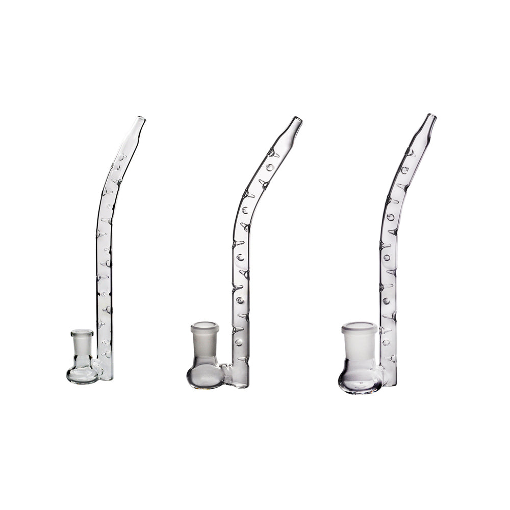 10mm 14mm 18mm 3D Kühlglas Sherlock Dimpled J Hook Stand Rohrschaft Vorbau