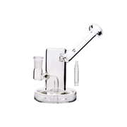 Tinymight 2 Tragbare Matrix-Wasserpfeife Glas-Bubbler-Bong mit Sockel WPA-Kit