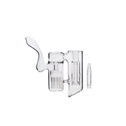 Tinymight 2 Doppelkammer-Matrix-Perc-Glas-Bubbler-Wasserpfeife-Bong mit WPA-Kit