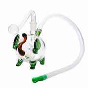 10mm Elefant Form Glas Öl Burner Bubbler Wasserpfeife Peitsche Schüssel Kit
