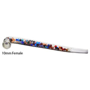 10mm 14mm 18mm weiblich Perlen J-Haken Kühlung Glas mit Perlen