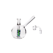 10mm Portable Mini Globe Wasserpfeife Glas Bong Öl Brenner Bowl Banger dab rig Kit