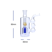 10 mm quadratischer Perkolator-Glas-Wasserpfeifen-Ölbrenner-Kopf