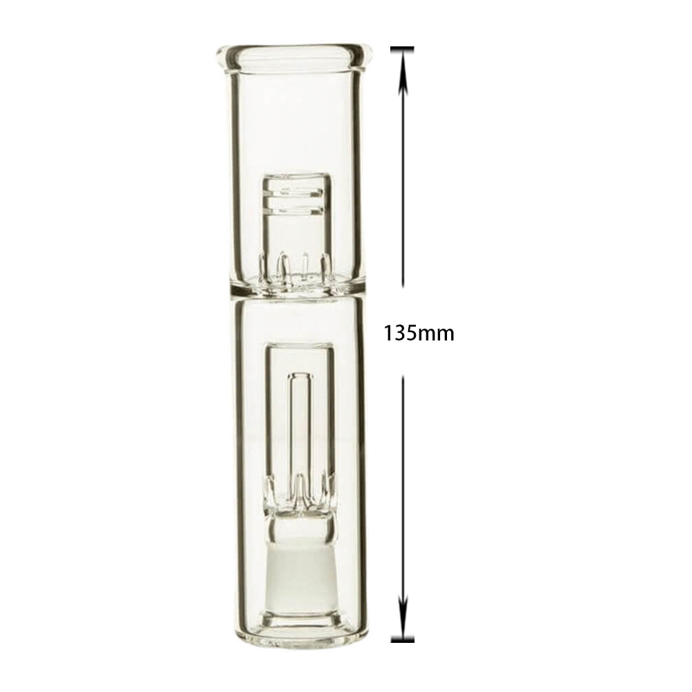 3 in 1 Wasserpfeife Bong Adapter mit 14mm Female Hydratube Bubbler Glas für Arizer Solo 3 Air Max Solo 2 Air 2