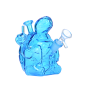 14-mm-Wasserpfeife in Schildkrötenform mit Innengewinde aus Glas