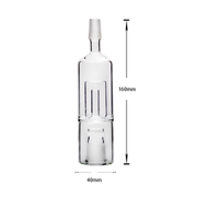 14mm männliches weibliches Borosilikatglas Blase hydratube Wasser Werkzeug für Vulkan Classic Digit Easy Ventil Hybrid Wasser Rohr Befestigung