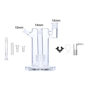 14mm 18mm 8-in-1 Mobius Matrix Percolator Glas-Bubbler Wasserpfeife Bong V2 Kit