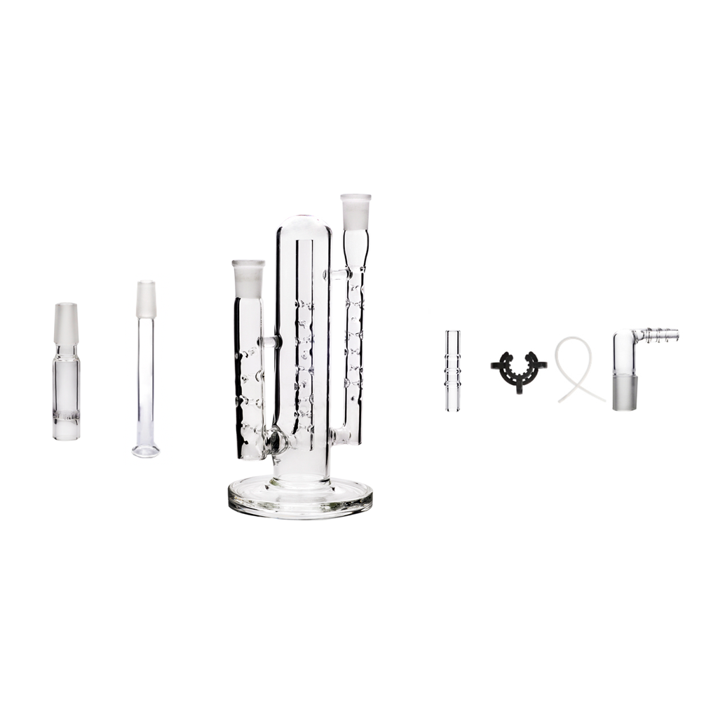 Kaktus Noppen Trockenwasserpfeife Glasbong WPA Adapter Set für Tinymight 2 1