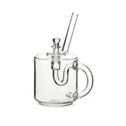 14mm Kaffeebecher Tasse Bubbler Glas V2 Wasserpfeife Bong