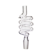 14mm männlicher Korkenzieher GLAS Wasserpfeife Bong ADAPTER WPA für Dynavap Tips