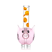 14 mm Piggy Money Wasserpfeife Glasbong