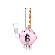 14 mm Piggy Money Wasserpfeife Glasbong