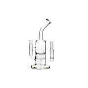Tinymight 2 WPA Glasadapter Wasserpfeife mit gebogenem Hals Bong Waben-Perc-Kit
