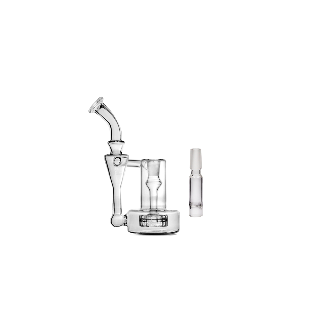 Tinymight 2 WPA-Adapter mit Matrix Mobius Sidecar Glas-Bubbler-Wasserpfeife-Bong