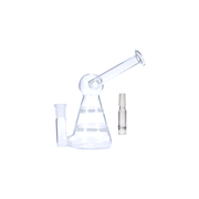Tinymight UFO Dual Honeycomb Perc Wasserpfeife Bong mit WPA Glasadapter-Set